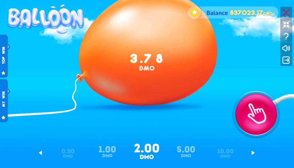 Balloon crash game online.