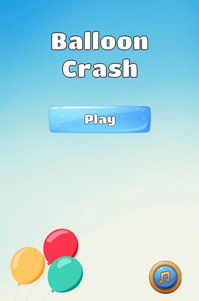 Balloon crash game online casino.