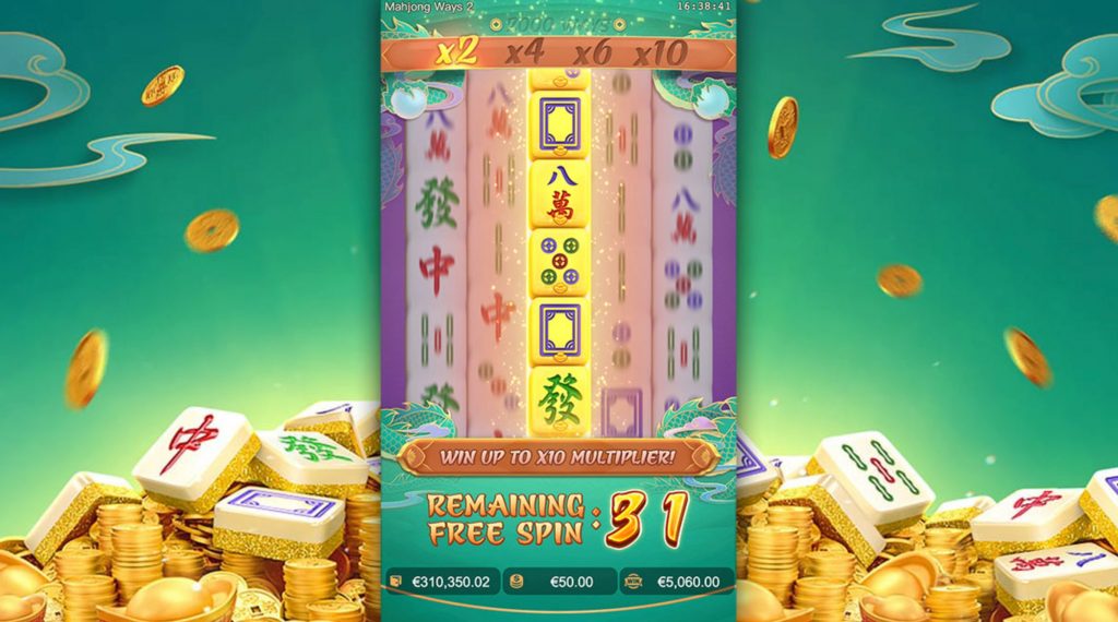 Mahjong Ways 2 võit.
